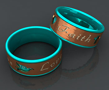 Faith Hope Love Spinner