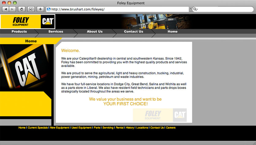 FoleyEQ Cat Dealer Website